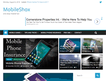 Tablet Screenshot of mobileshox.com